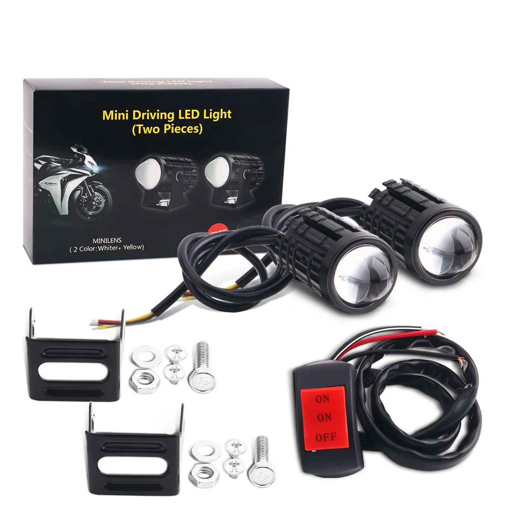 Universal Motorcycle LED Headl - Universal Motorcycle Led Headlight Projector recension och pris