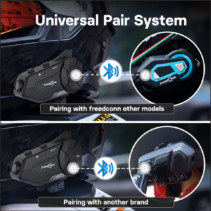 Freedconn Motorcycle Intercom  - Universal Motorcycle Helmet Intercom Headset recension och pris