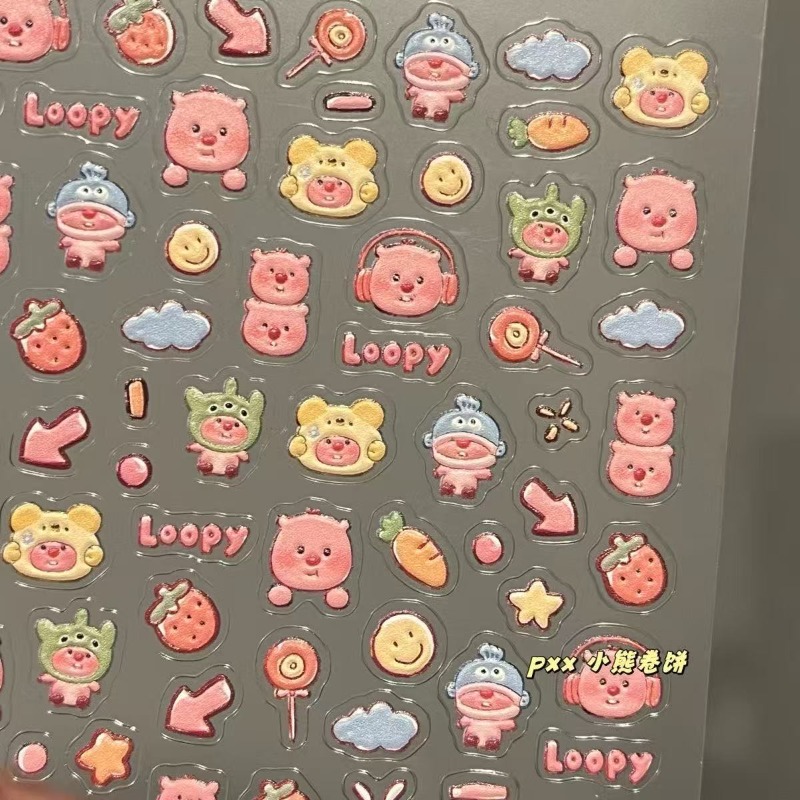 Loopy 3D embossed sticker, tra - Atv Parts recension och pris