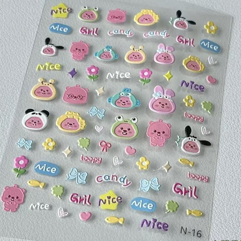 Loopy 3D embossed sticker, tra - Atv Parts recension och pris