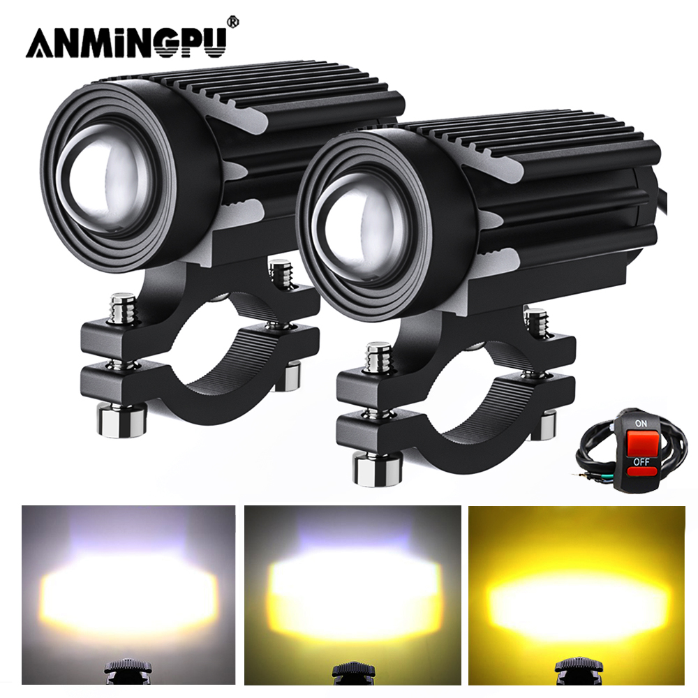 Motorcycle LED Light motorcycl - Universal Motorcycle Led Headlight Projector recension och pris