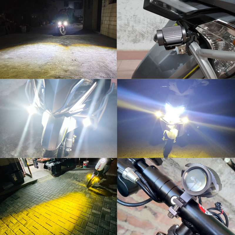 Motorcycle LED Light motorcycl - Universal Motorcycle Led Headlight Projector recension och pris