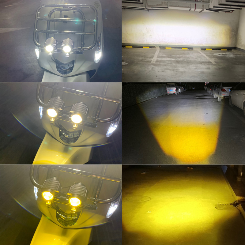 Motorcycle LED Light motorcycl - Universal Motorcycle Led Headlight Projector recension och pris