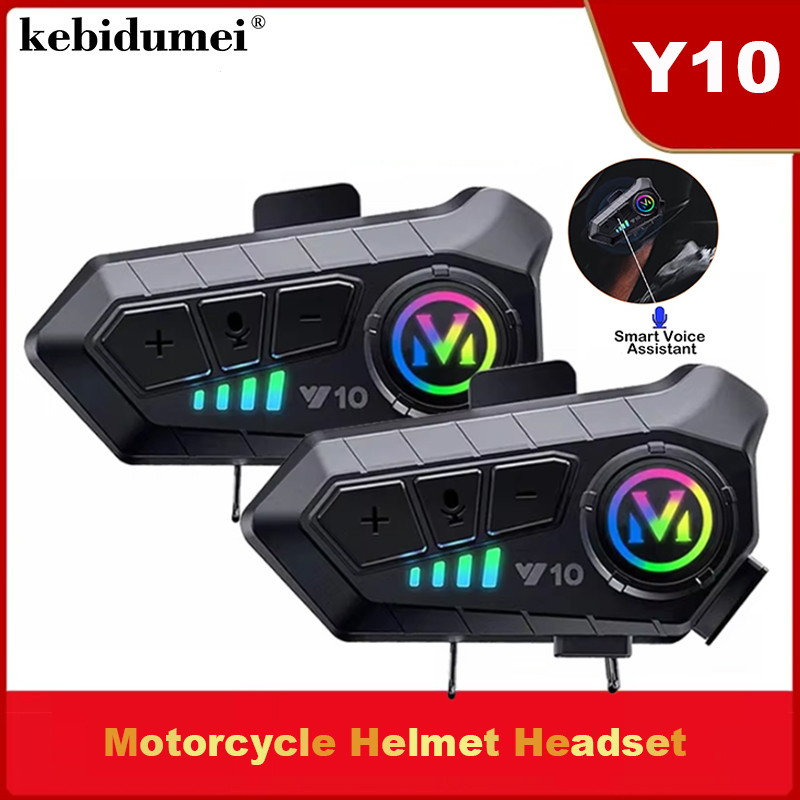 Y10 Bluetooth 5.3 Helmet Heads - Full Face Motorcycle Helmet With Bluetooth recension och pris
