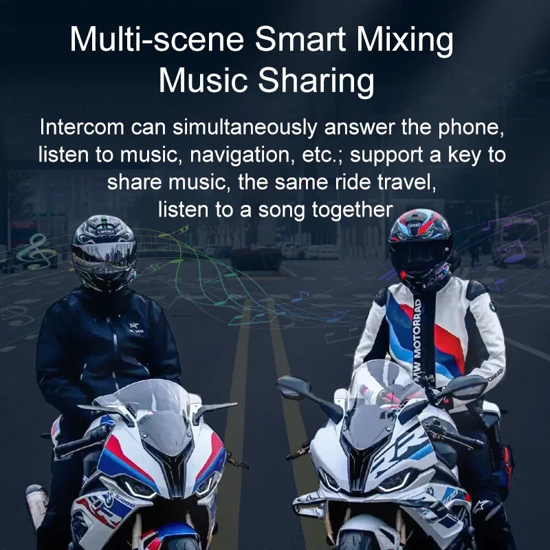 Y20 Pro 1/2x Motorcycle Interc - Universal Motorcycle Helmet Intercom Headset recension och pris