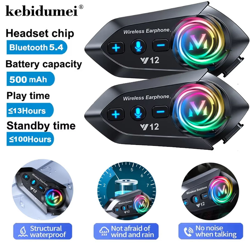 Y12 Dual Mic Motorcycle Helmet - Full Face Motorcycle Helmet With Bluetooth recension och pris