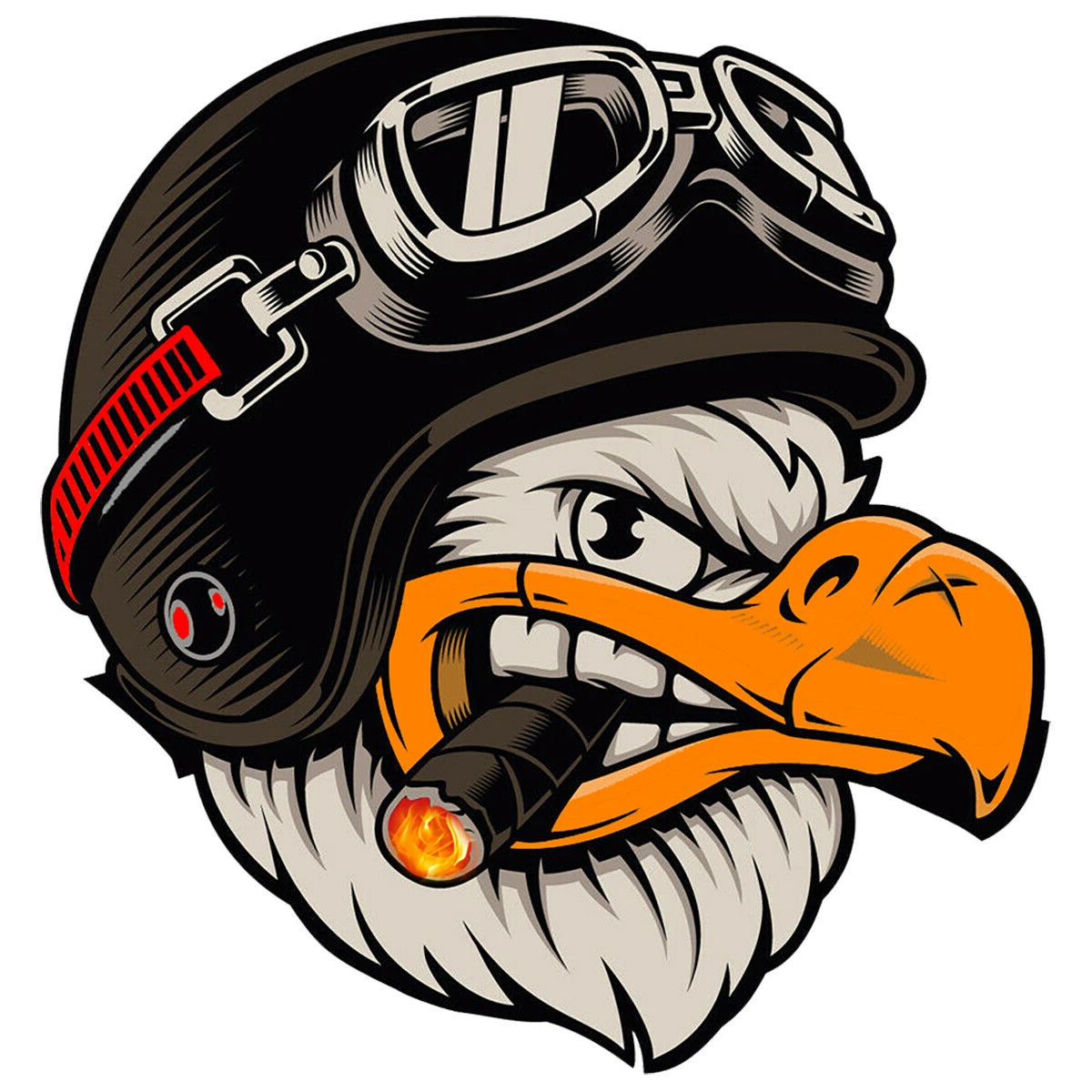 Car Sticker Personality Eagle  - Motorcycle Helmets recension och pris