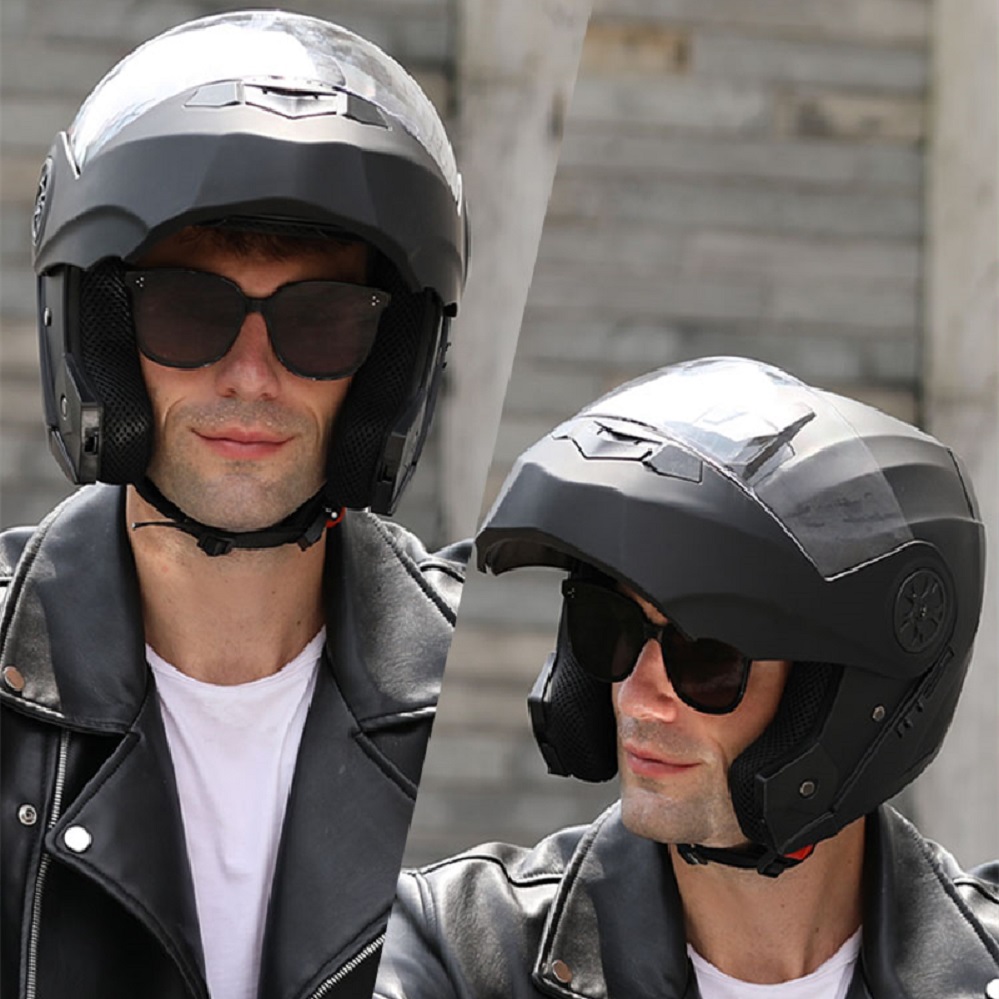 Bluetooth Men's Motorcycle Hel - Full Face Motorcycle Helmet With Bluetooth recension och pris