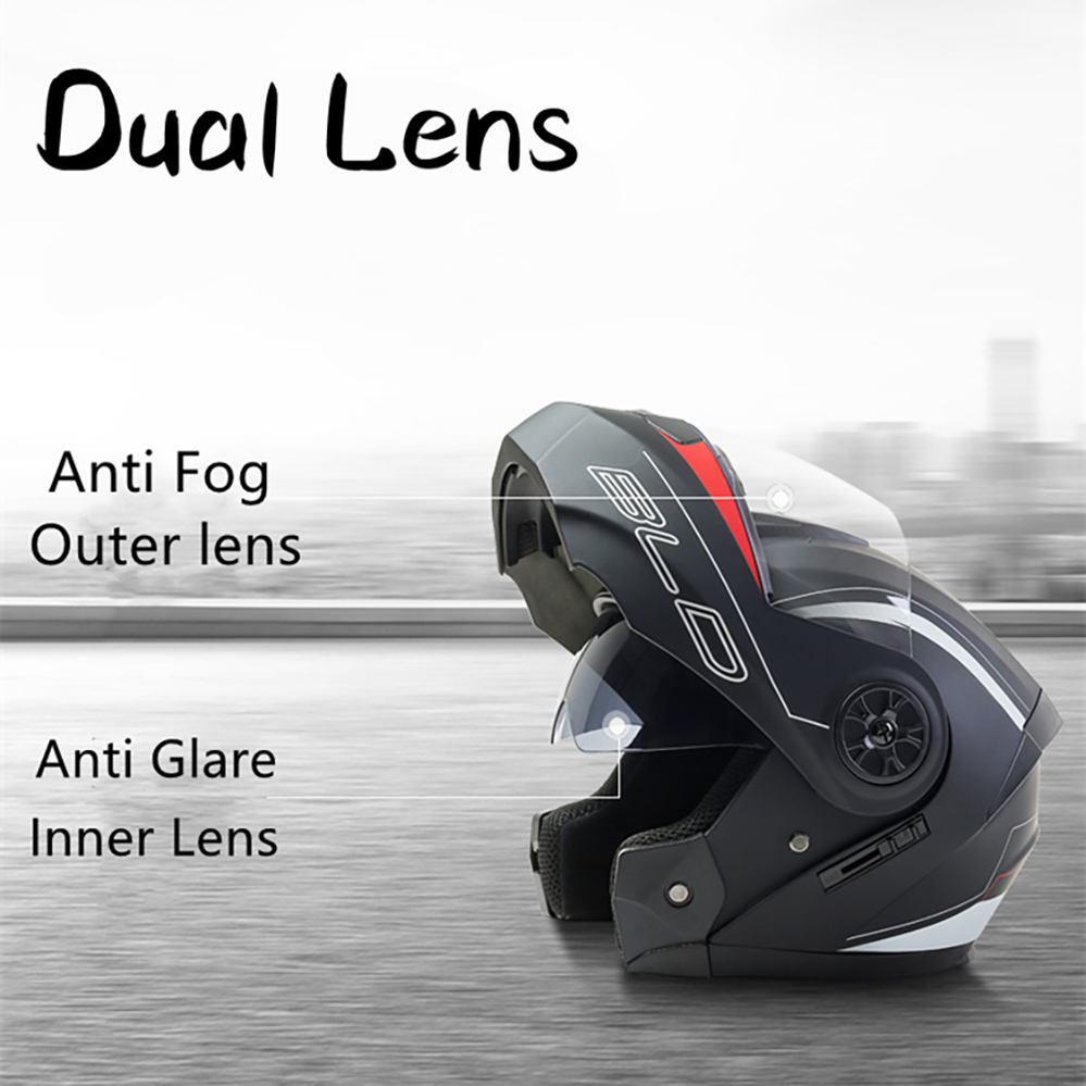 Bluetooth Men's Motorcycle Hel - Full Face Motorcycle Helmet With Bluetooth recension och pris