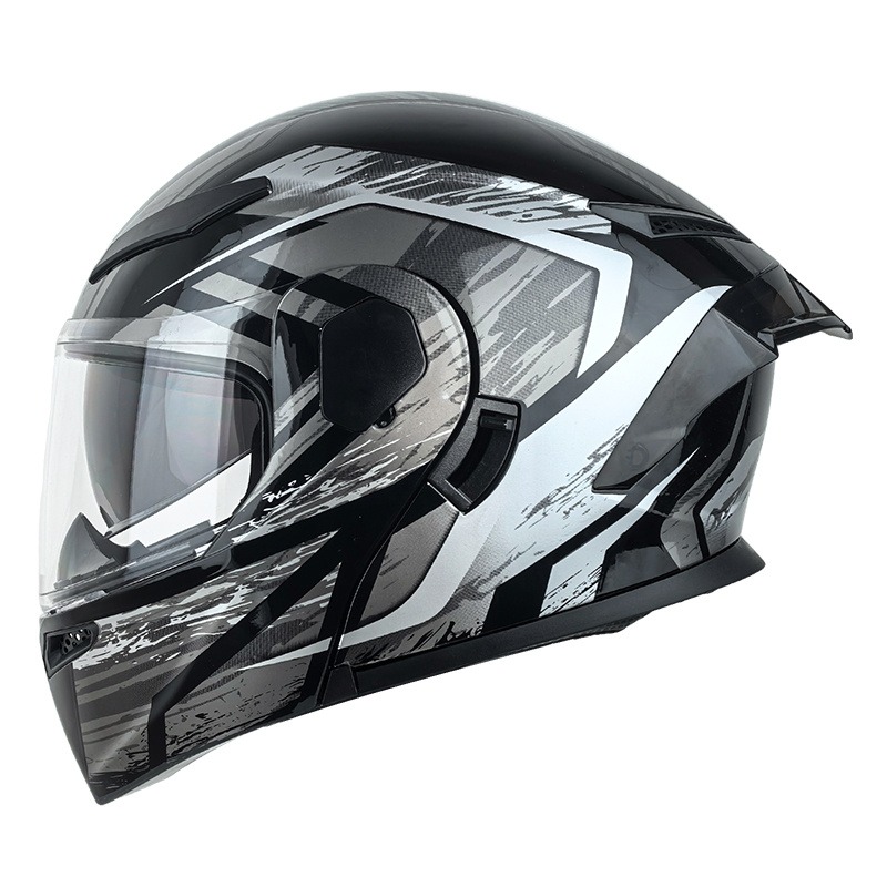 Dual Visor Modular Flip Up Mot - Modular Flip Up Motorcycle Helmet Dot Approved recension och pris