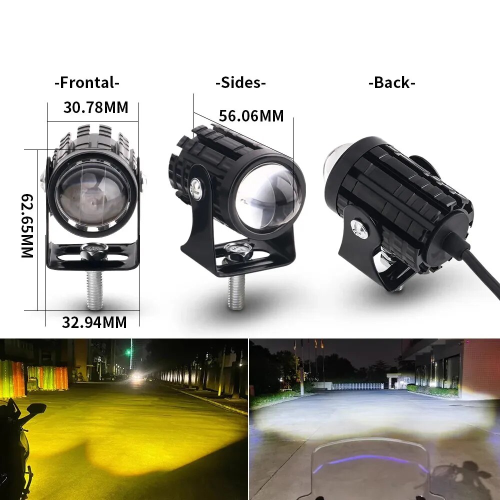 Universal Motorcycle LED Headl - Universal Motorcycle Led Headlight Projector recension och pris