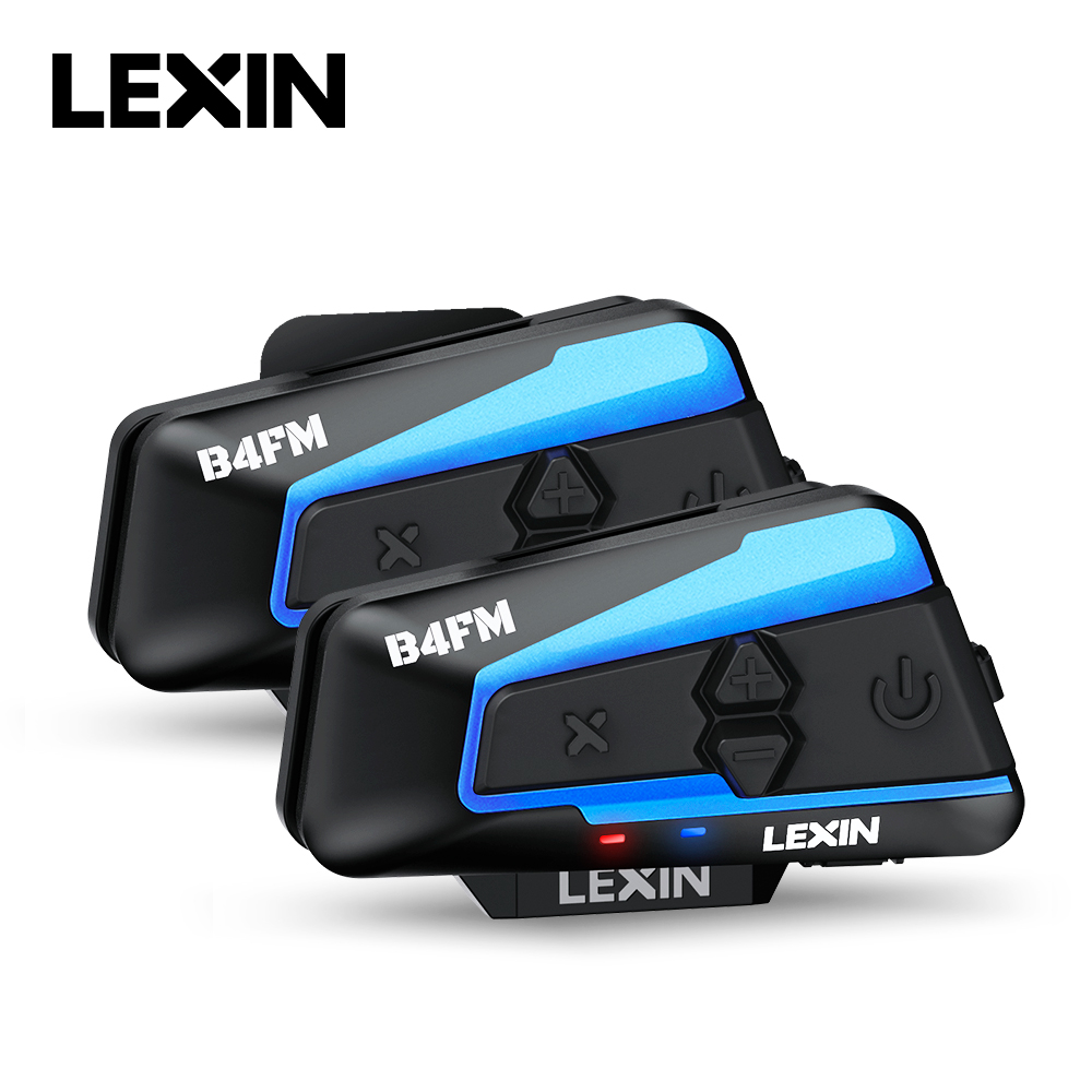 Lexin B4FM-X Bluetooth Motorcy - Universal Motorcycle Helmet Intercom Headset recension och pris