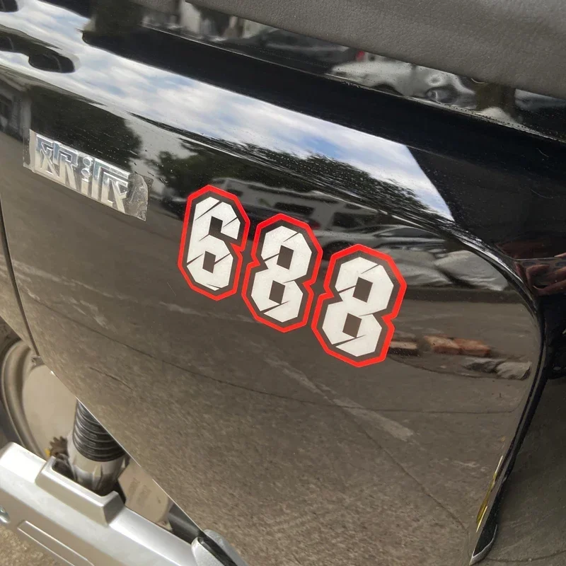 Car Sticker Racing Number 1 2  - Motorcycle Helmets recension och pris