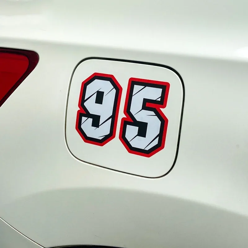 Car Sticker Racing Number 1 2  - Motorcycle Helmets recension och pris