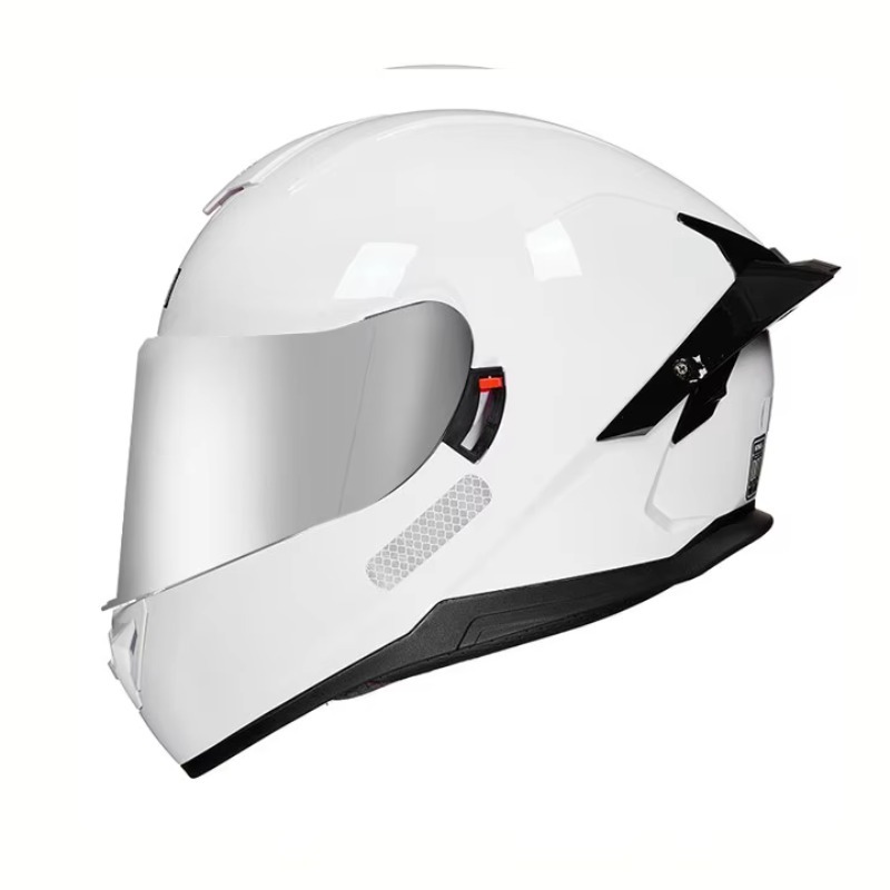 Airo Motorcycle Full Face Helm - Dual Visor Motorcycle Racing Helmet recension och pris