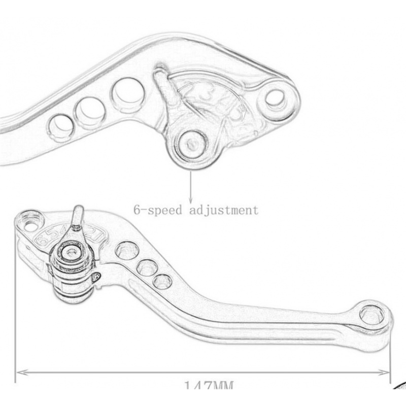 For Honda CBR954RR CBR 954 RR  - Cnc Aluminum Adjustable Brake Clutch Levers recension och pris
