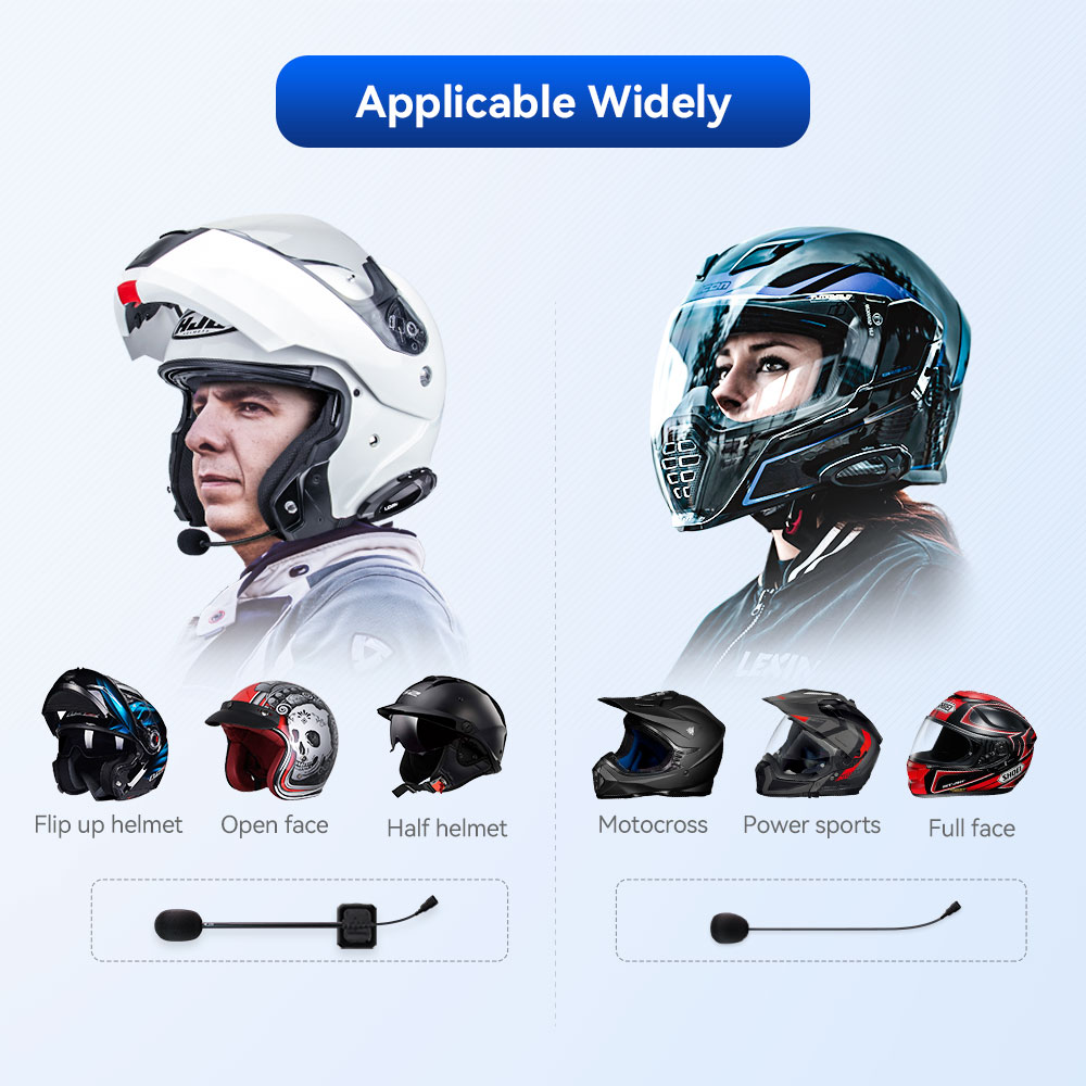 LEXIN-G2 Motorcycle Intercom H - Universal Motorcycle Helmet Intercom Headset recension och pris