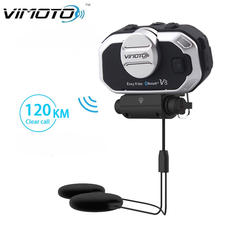 Vimoto V8 Motorcycle Helmet He - Universal Motorcycle Helmet Intercom Headset recension och pris