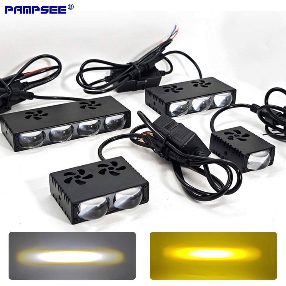 Car Grille LED Headlight Work  - Universal Motorcycle Led Headlight Projector recension och pris