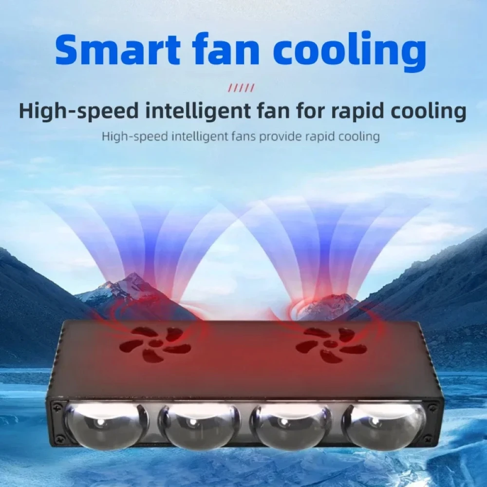 Car Grille LED Headlight Work  - Universal Motorcycle Led Headlight Projector recension och pris