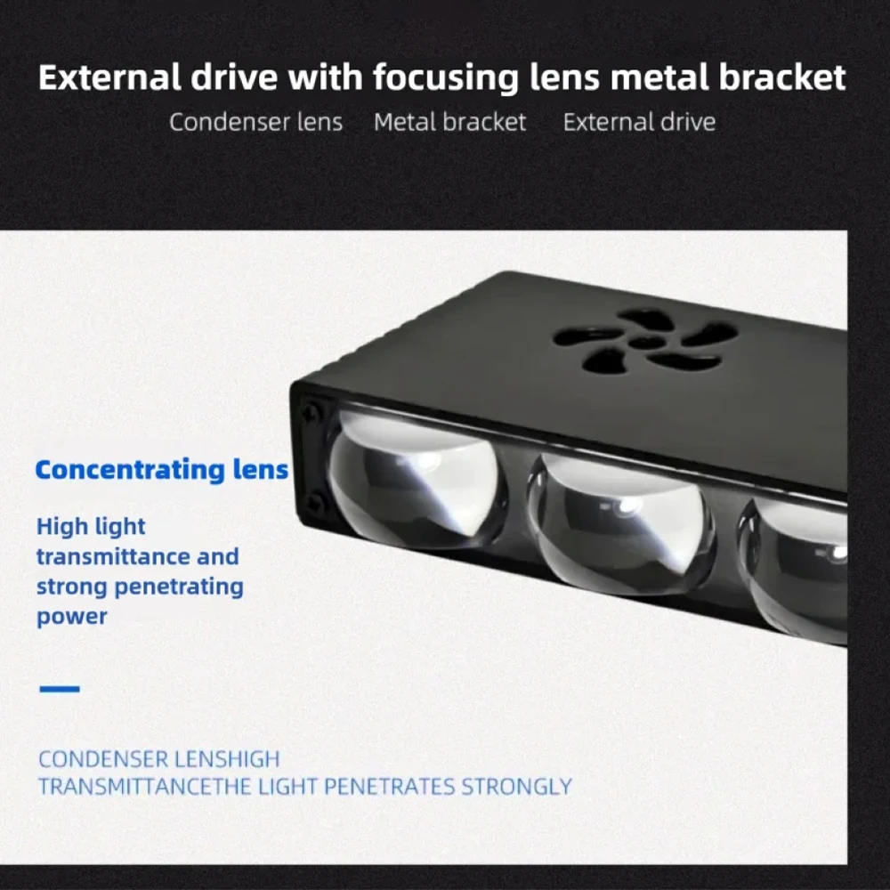 Car Grille LED Headlight Work  - Universal Motorcycle Led Headlight Projector recension och pris