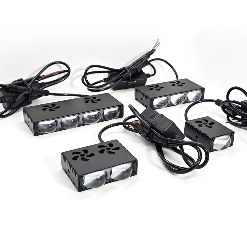 Car Grille LED Headlight Work  - Universal Motorcycle Led Headlight Projector recension och pris