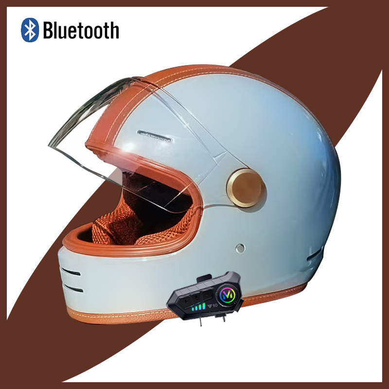 Vintage Casque Motorcycle Helm - Vintage Open Face Retro Helmet recension och pris