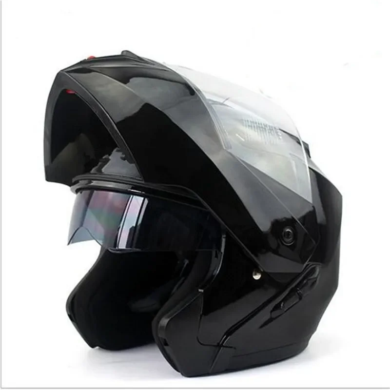 Latest DOT Approved Safety Mod - Dual Visor Motorcycle Racing Helmet recension och pris