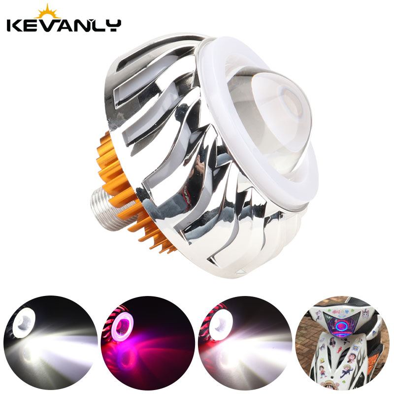 1pcs Car Motorcycle Headlight  - Universal Motorcycle Led Headlight Projector recension och pris