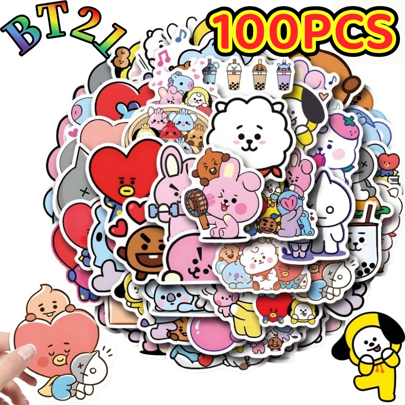 55/110PCS BT21 Chimmy Cooky ko - Atv Parts recension och pris