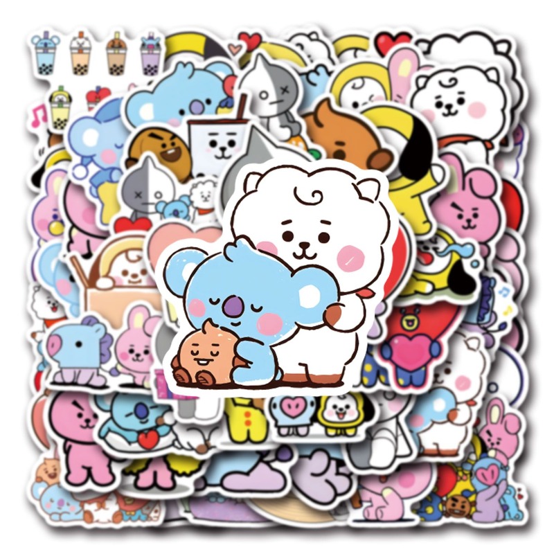 55/110PCS BT21 Chimmy Cooky ko - Atv Parts recension och pris