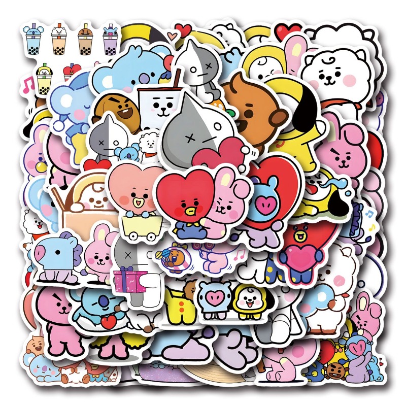55/110PCS BT21 Chimmy Cooky ko - Atv Parts recension och pris