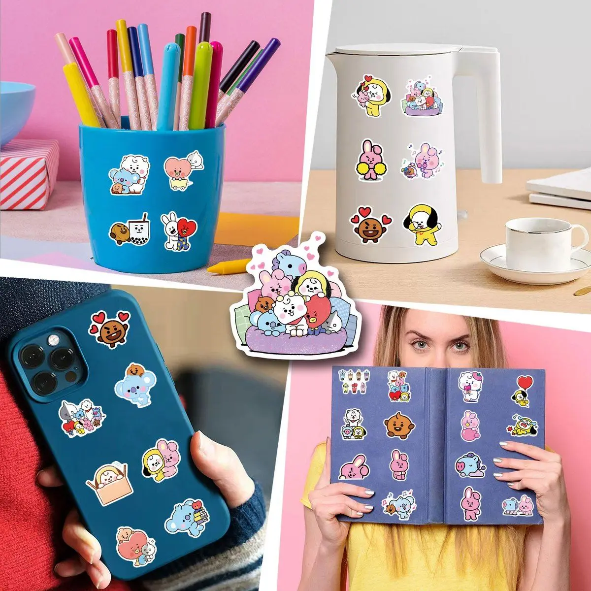 55/110PCS BT21 Chimmy Cooky ko - Atv Parts recension och pris
